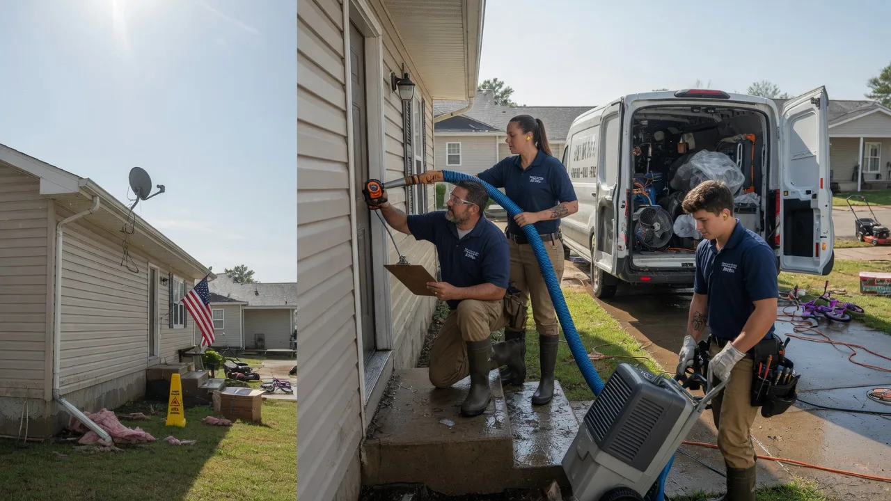 Ceiling Water Damage Restoration in Bostwick, GA near me